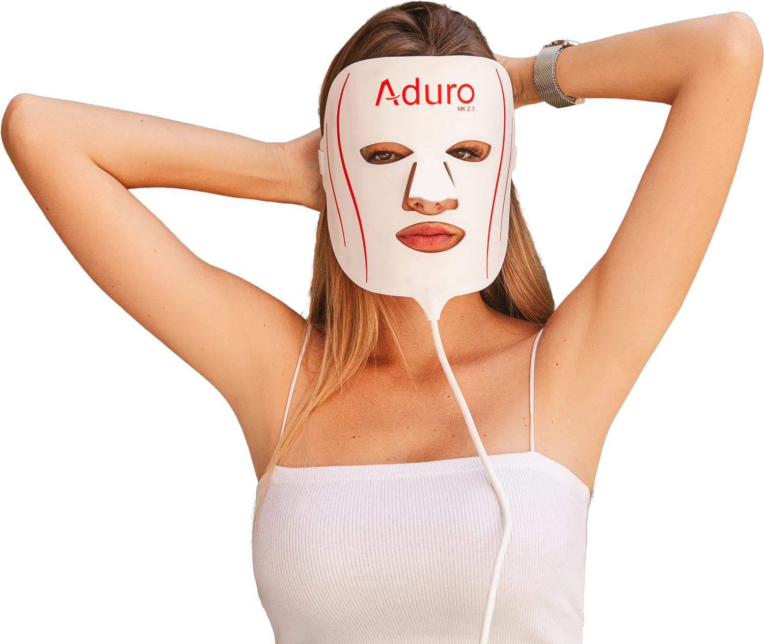 Women wearing light mask