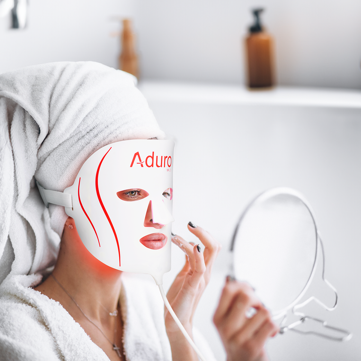 Experience clear skin with aduro light therapy for acne