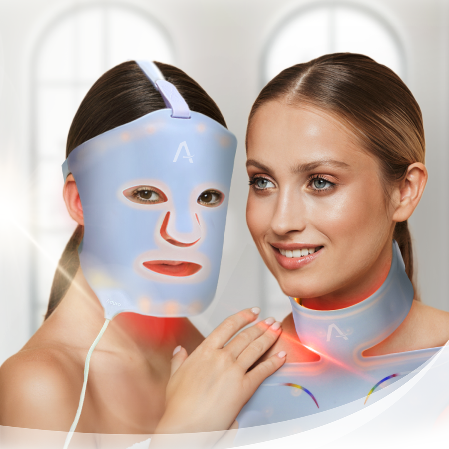 Aduro Delux bundle | Facial Mask + Neck and Décolleté Mask + Gift