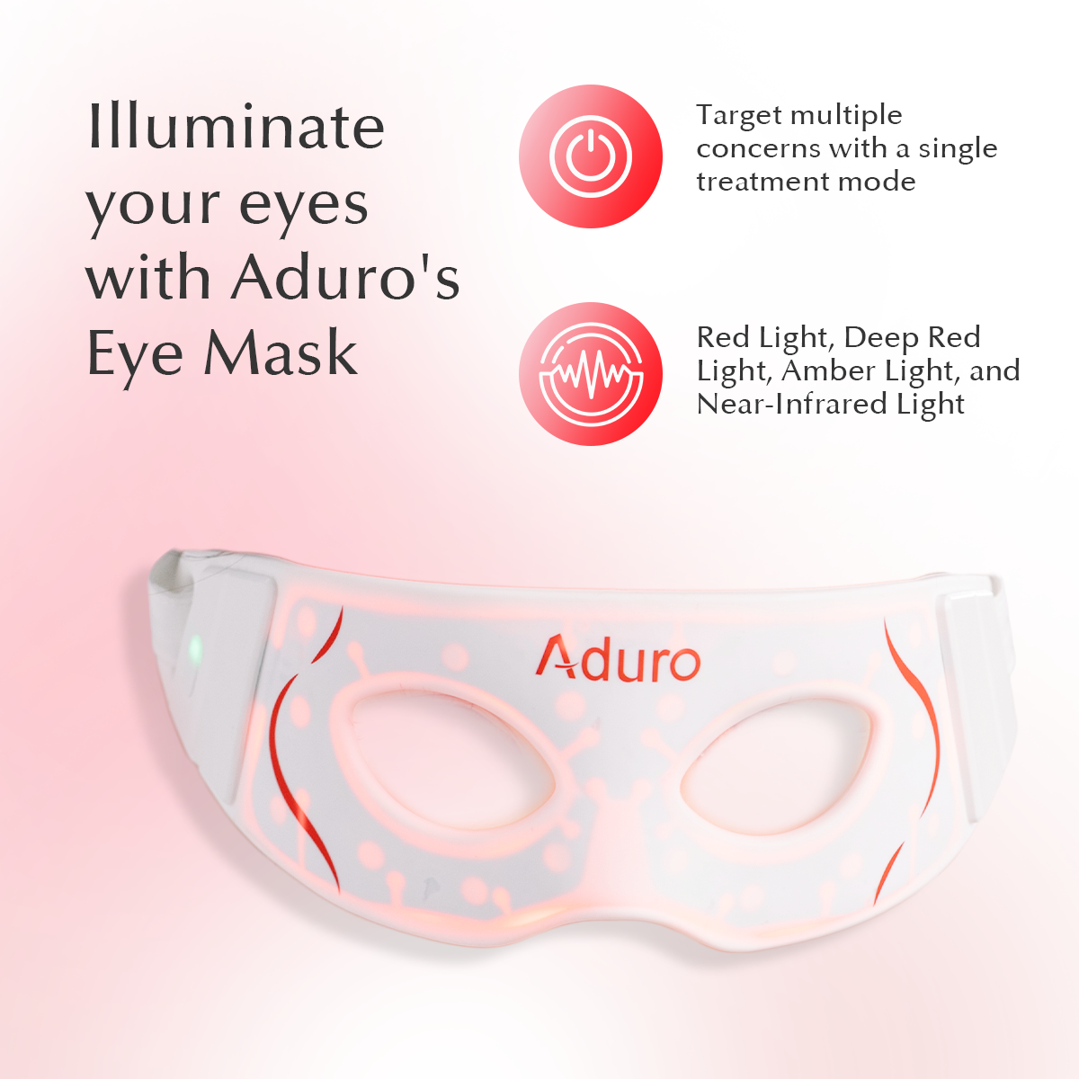 Aduro | Classic | Luxury bundle | Eye Mask + Neck and Décolleté Mask + Gift