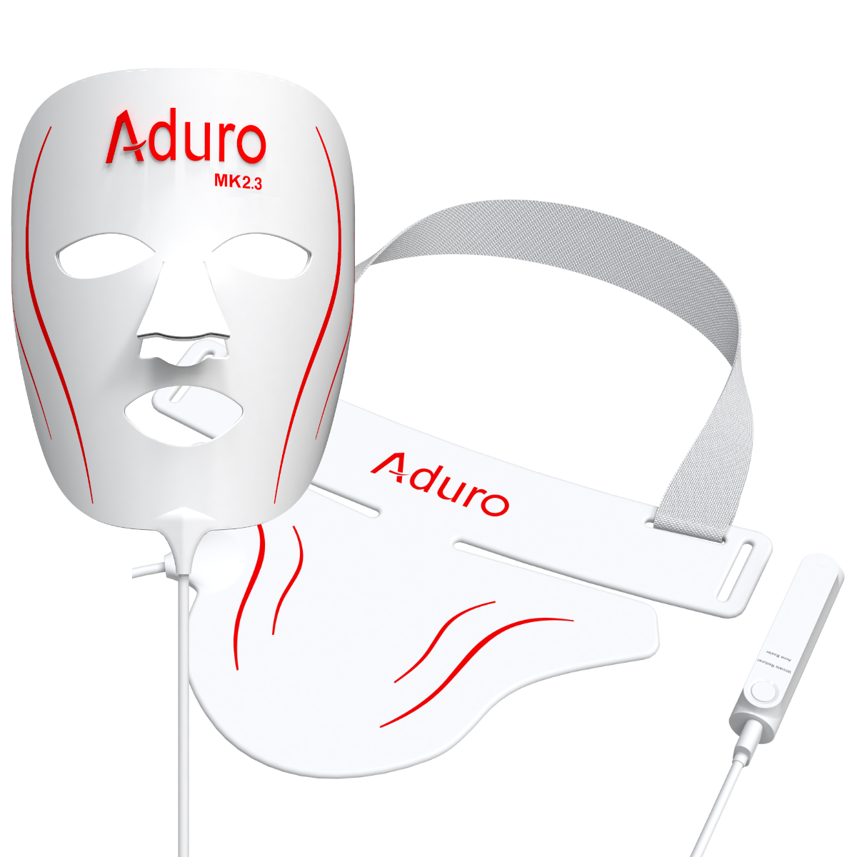 Aduro Face and Neck Mask designed to promote collagen production